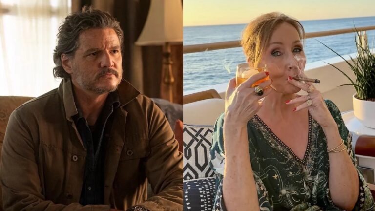 Pedro Pascal and JK Rowling