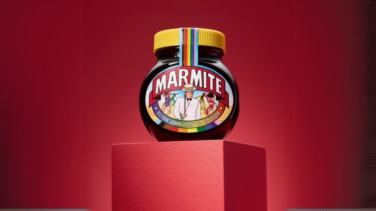 The fourth and final limited-edition Elton John Marmite jar (