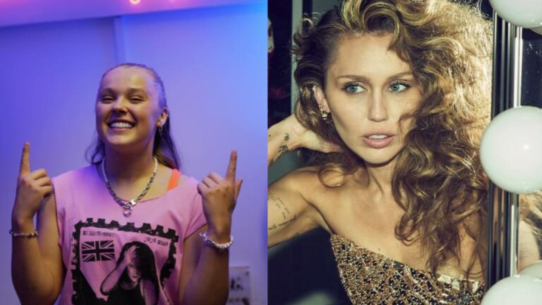 JoJo Siwa and Miley Cyrus