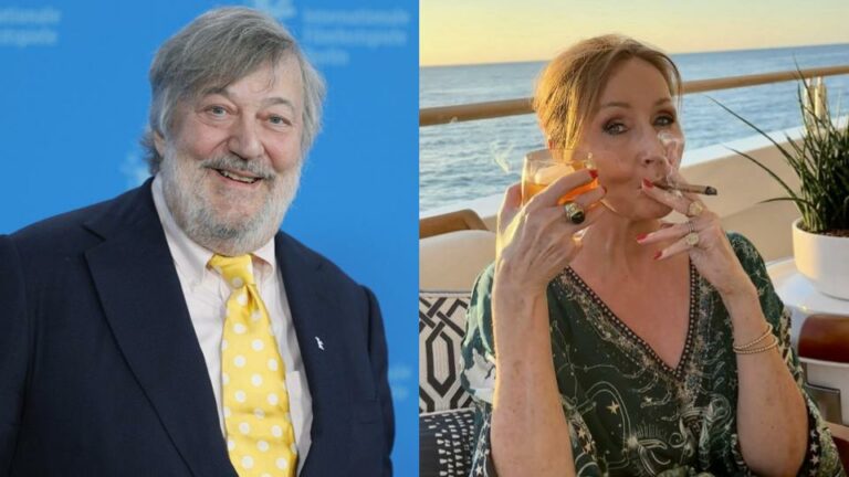 Stephen Fry and JK Rowling