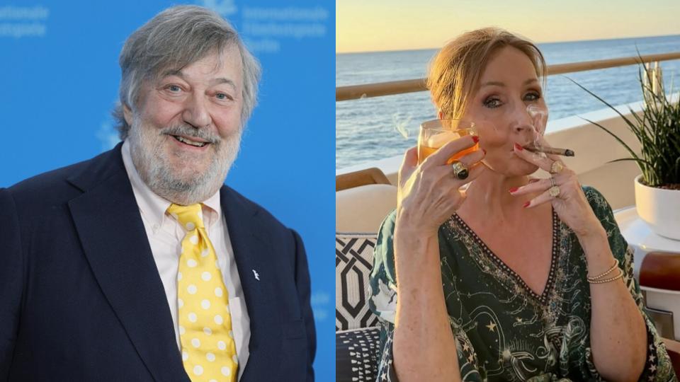 Stephen Fry and JK Rowling
