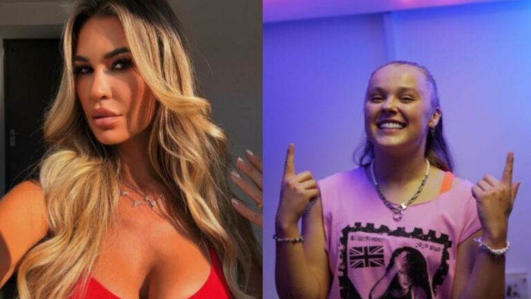 Christine McGuiness and JoJo Siwa