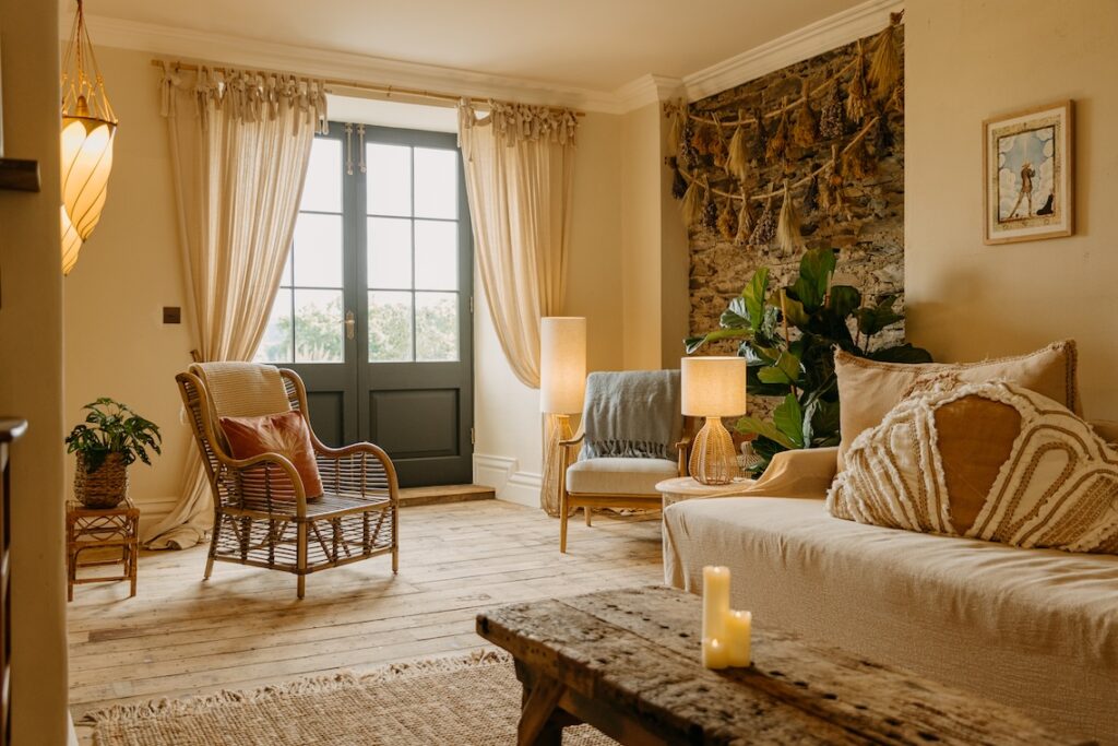 the lounge area inside at the dreaming