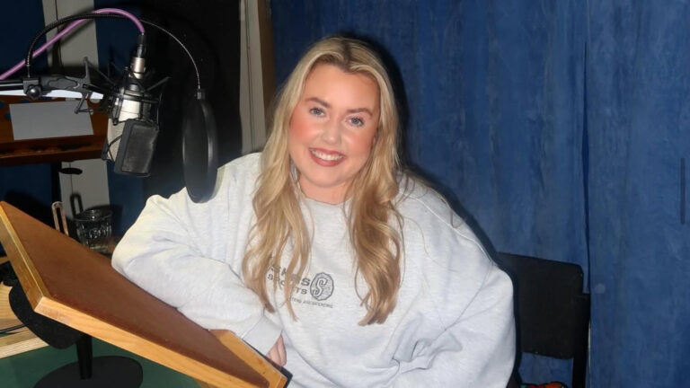 Charley Marlowe in a radio studio