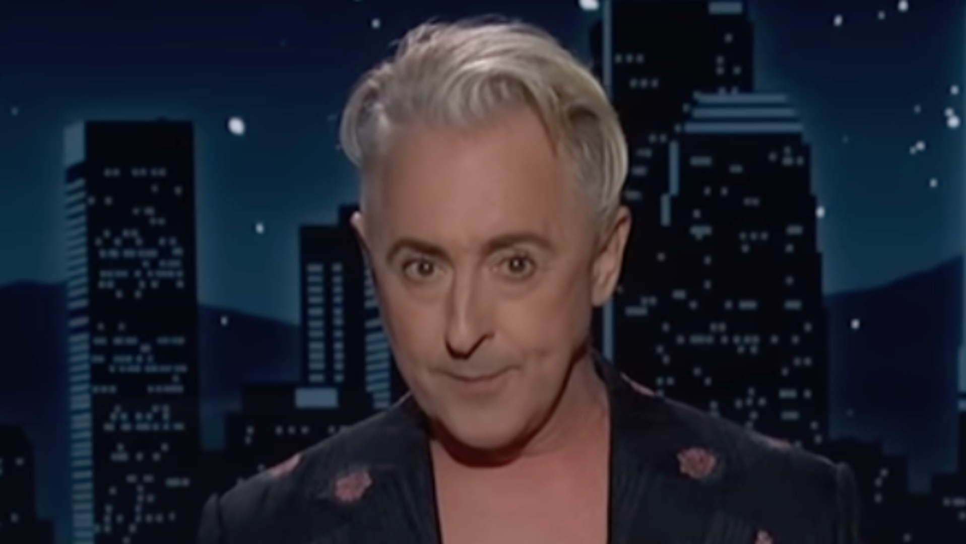 Alan Cumming hosting Jimmy Kimmel Live