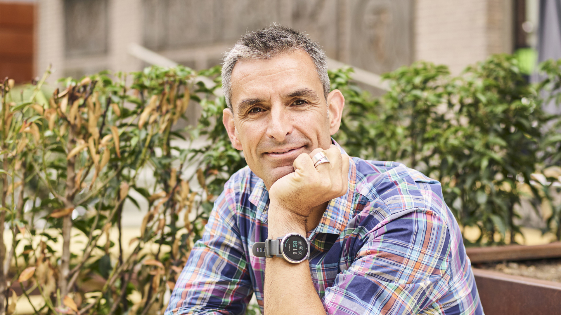 Simon Blake, Stonewall CEO resting his chin in his hand