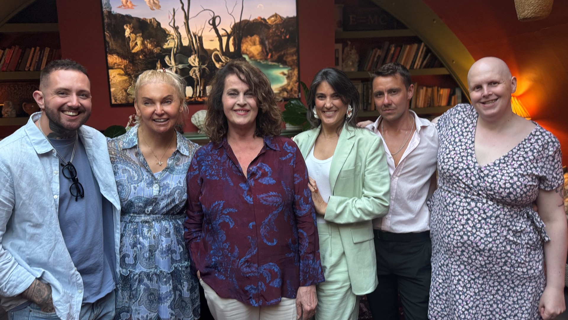 Carla Antonelli with attendees of last night's event (Image: Attitude)