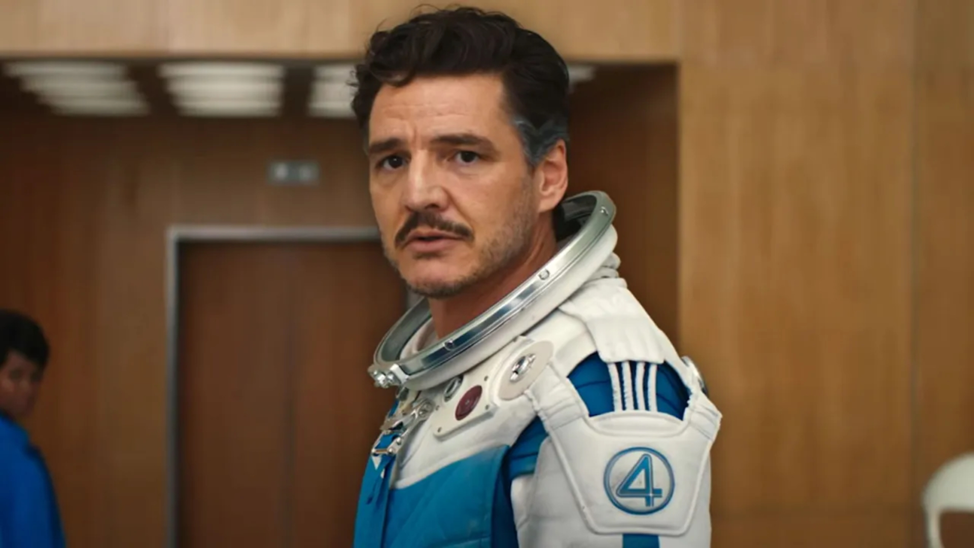 Pedro Pascal in upcoming film, The Fantastic Four: First Steps.