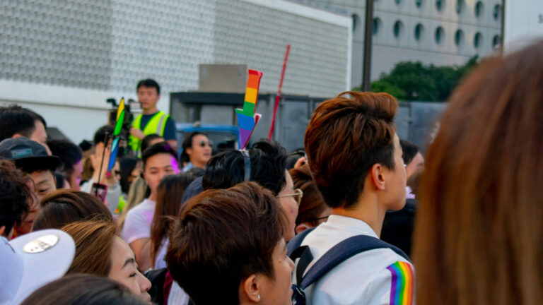 Pride march in China