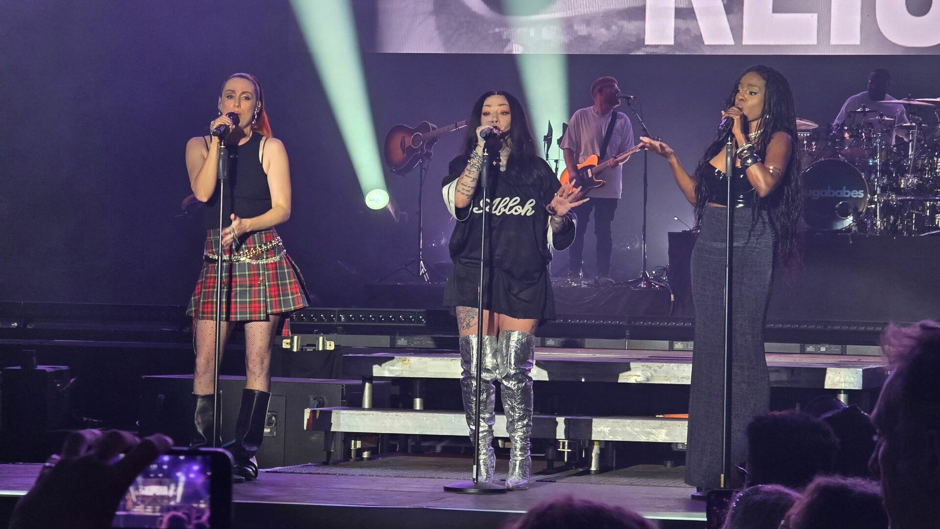Sugababes on stage at Brighton Pride 2025
