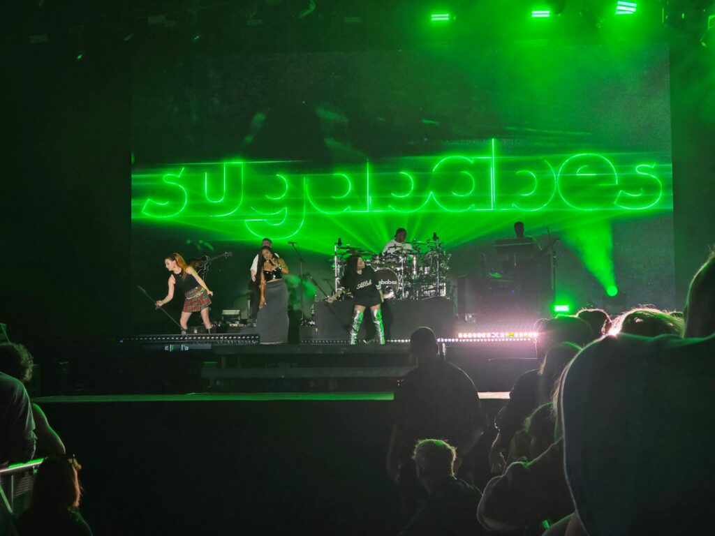 Sugababes on stage at Brighton Pride 2025