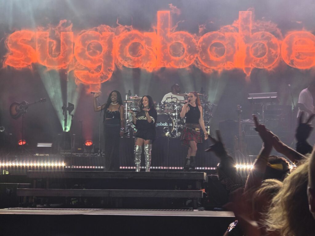 Sugababes on stage at Brighton Pride 2025