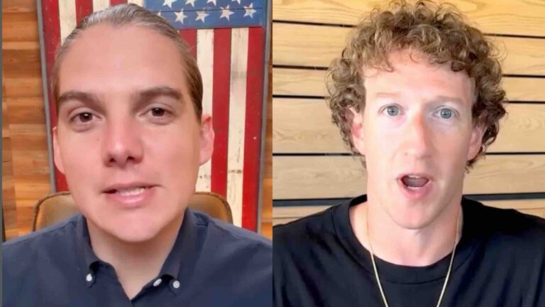 Robby Starbuck and Mark Zuckerberg