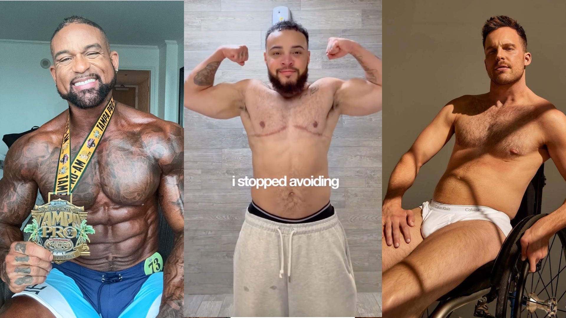 Shaun T, Kenny Ethan Jones and Carson Tueller