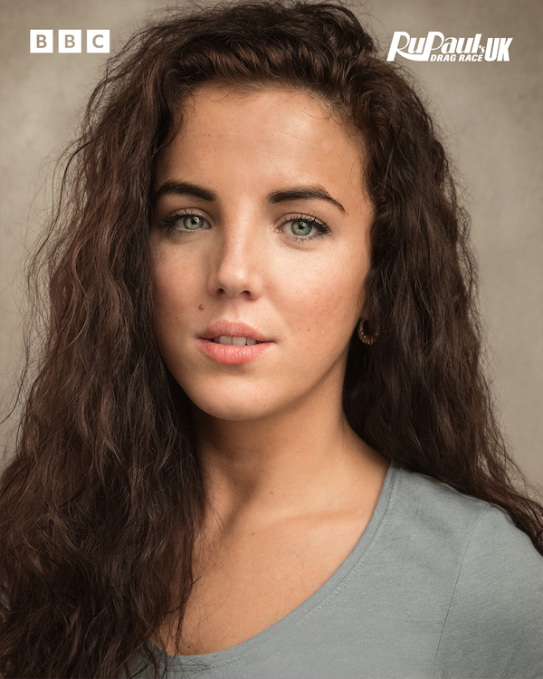 Jamie-Lee O’Donnell with her hair down wearing a grey top