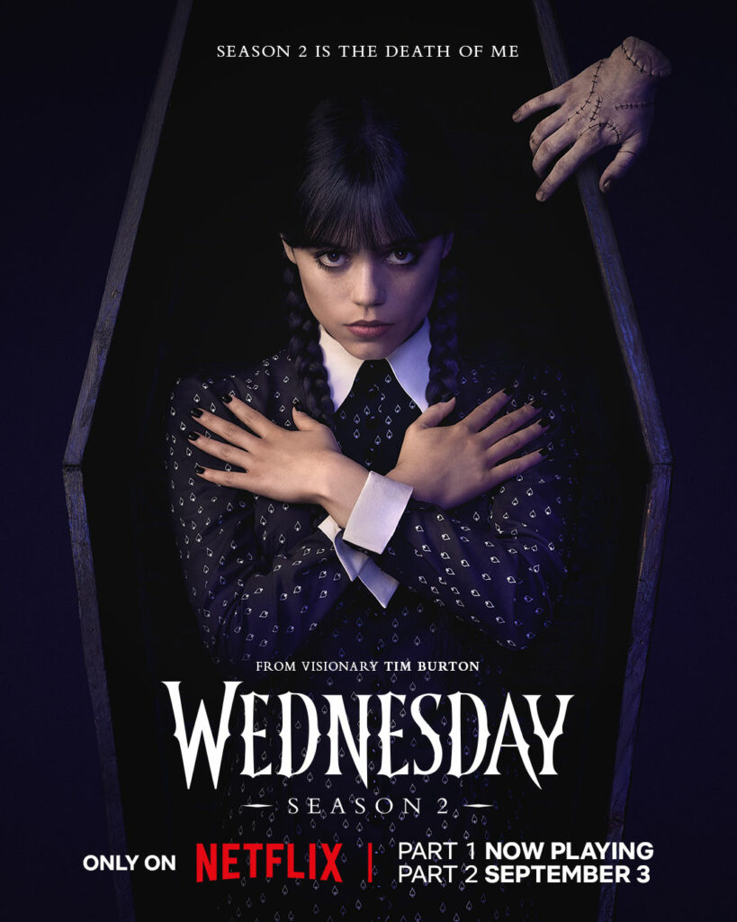 Netflix's Wednesday poster