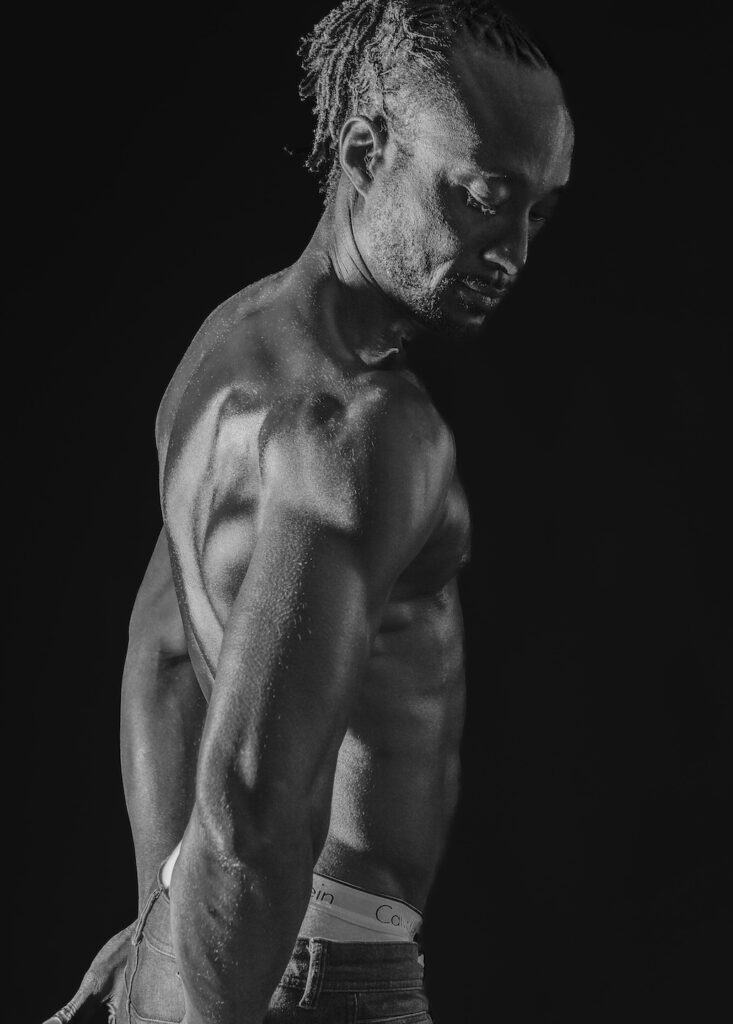 "Eyes drift away softly, unashamed yet vulnerable, suspended in the fragile pause before the mask of performance returns. This fleeting moment captures midlife strength not as hardness but as the courage to allow stillness, reflection, and honesty. Dignity emerges in silence, revealing that true resilience is not to remain unbroken, but to continue being seen."