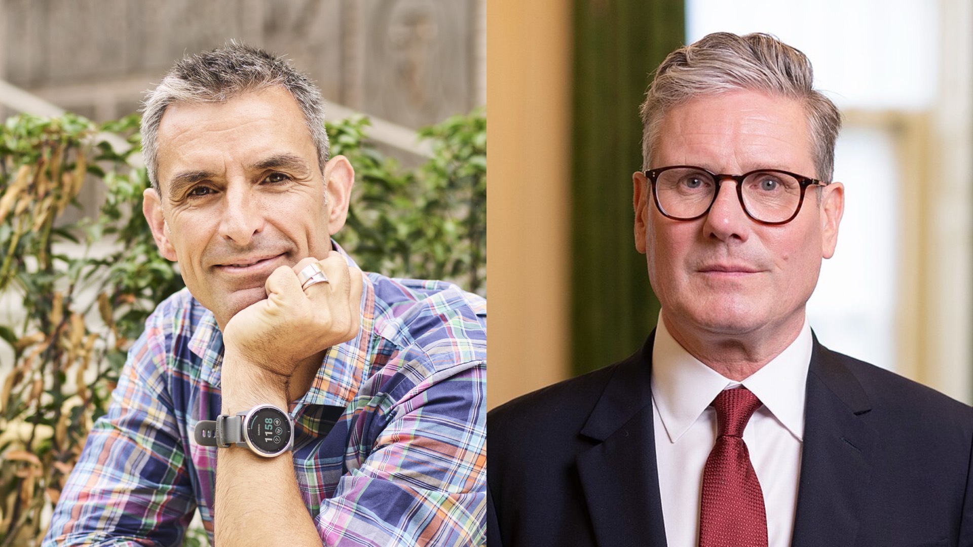 Simon Blake, Stonewall CEO and Kier Starmer