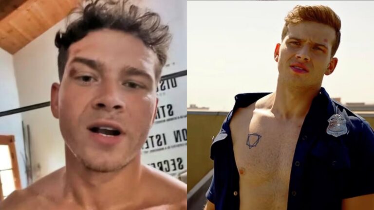 Oliver Stark topless