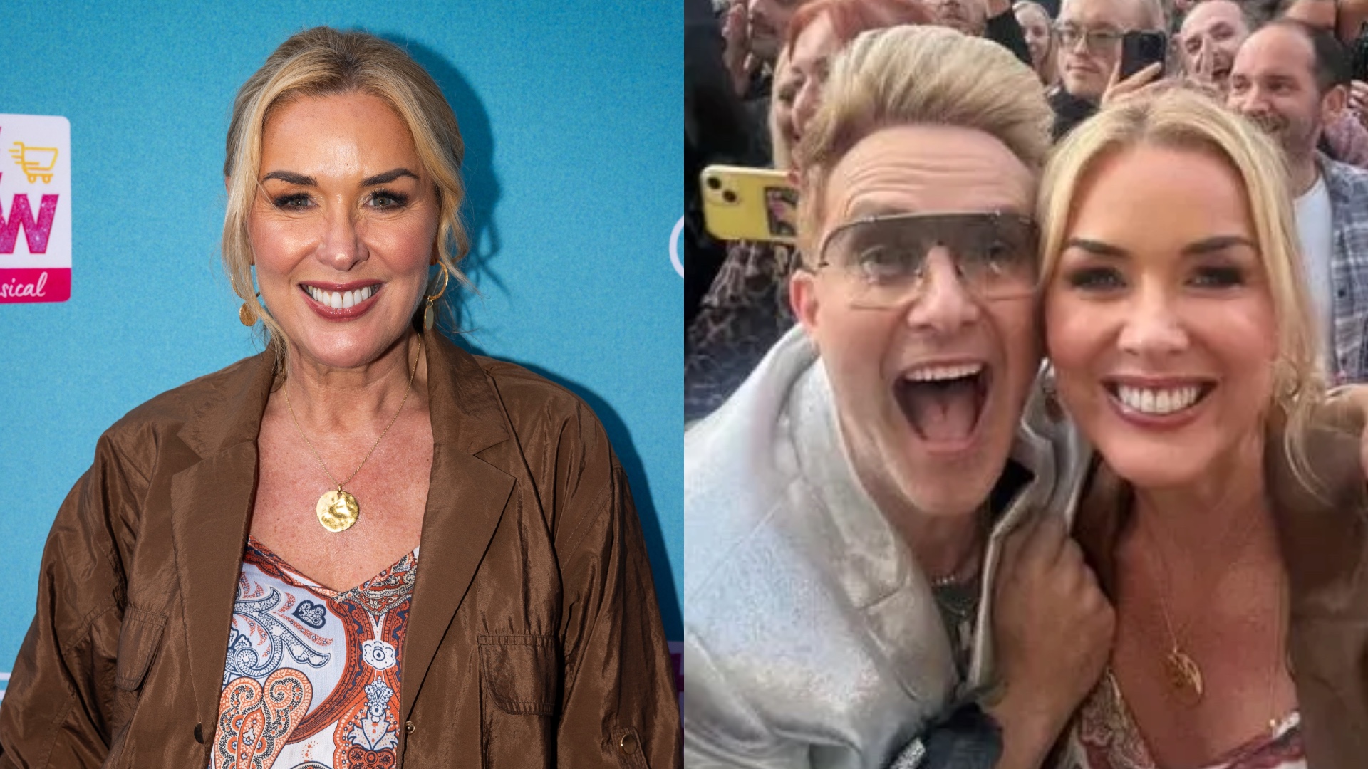 Claire Sweeney and Ian 'H' Watkins from Steps