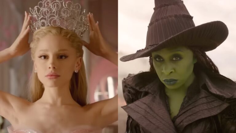Ariana Grande and Cynthia Erivo in Wicked
