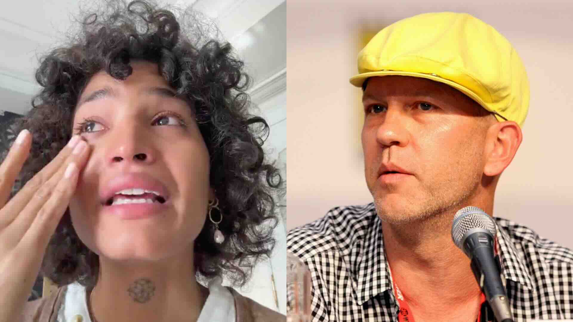 Indya Moore and Ryan Murphy