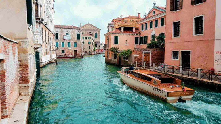View of Venice canals