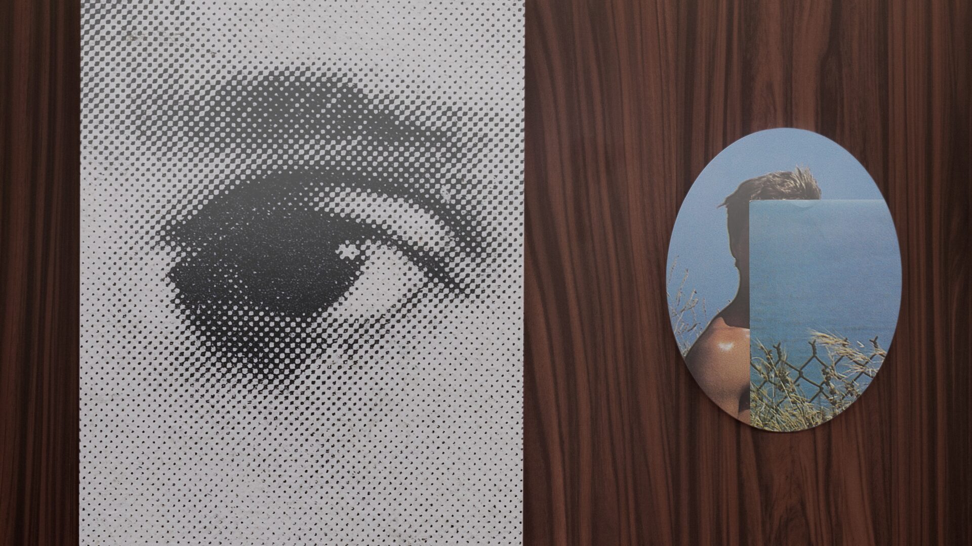 Close-up of the artwork by Pacifico Silano that decorated the Acne Studios Spring/Summer 2026 show at Paris Fashion Week.