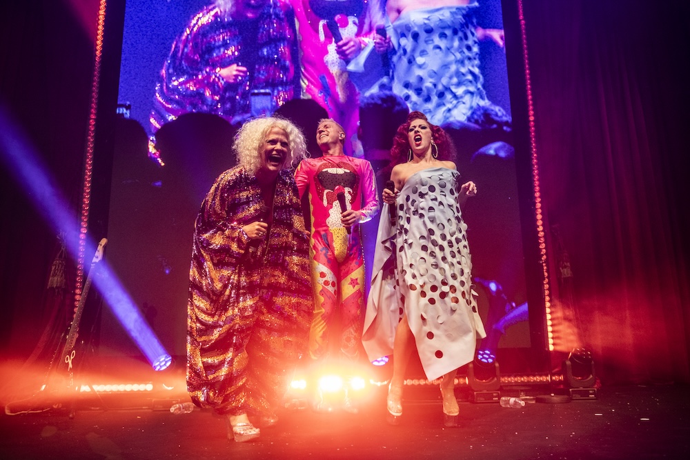 The Scissor Sisters performing on stage at the 2025 Attitude Awards