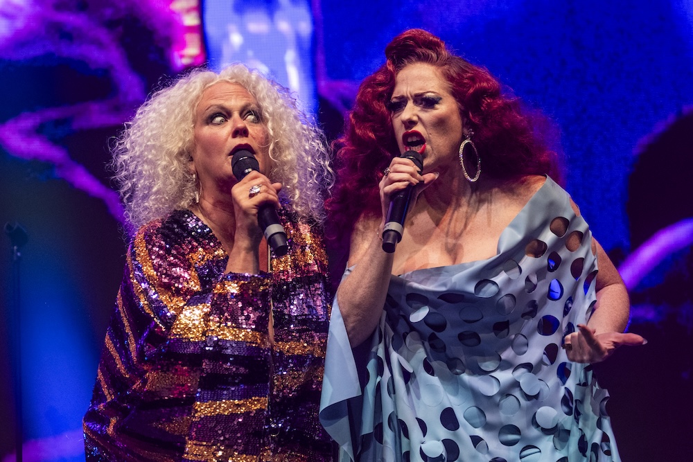 The Scissor Sisters performing on stage at the 2025 Attitude Awards