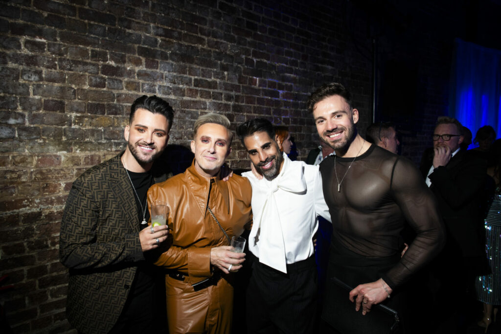Ian 'H' Watkins, Dr Ranj Singh and guests