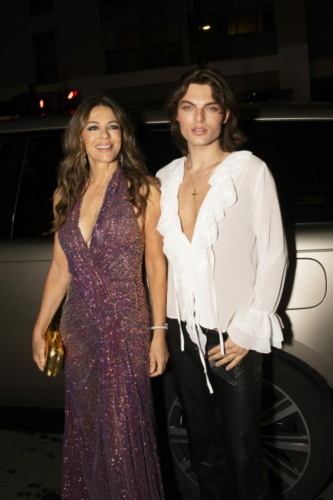 Damian and Elizabeth Hurley