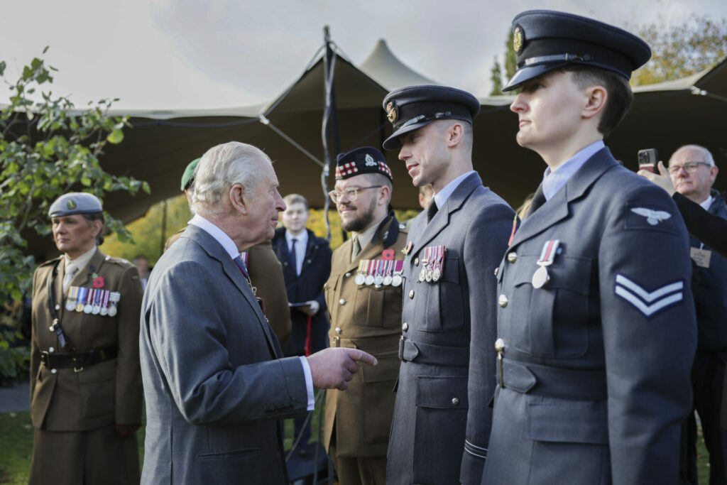 King Charles, Flt Lt Jordan Stafford-Boutwood, Sgt Antony Stafford-Boutwood