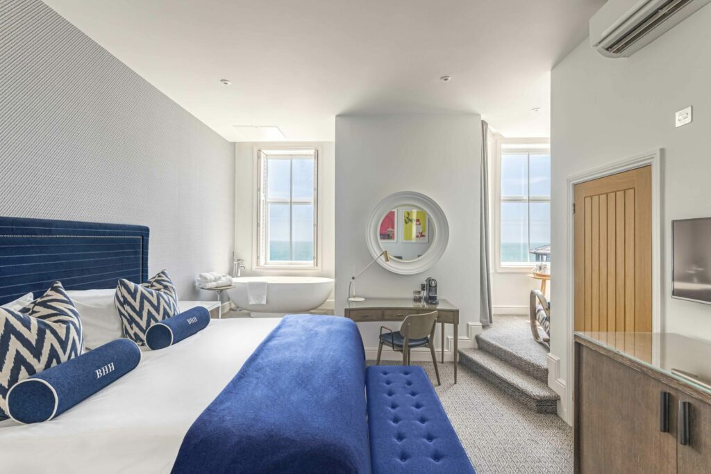 A suite at the Harbour Hotel Brighton