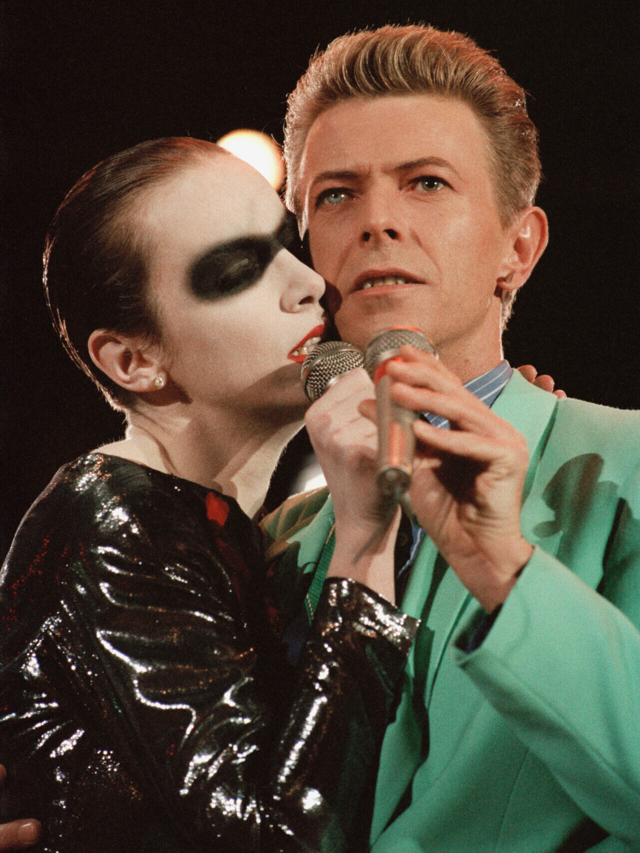 Annie Lennox and David Bowie