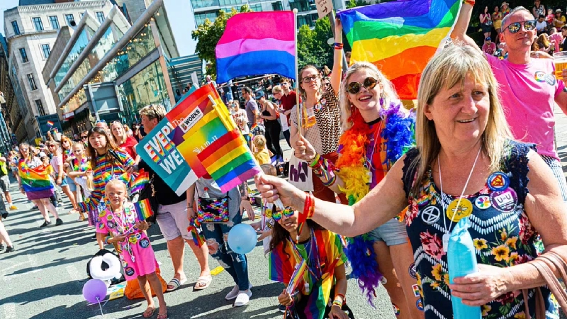 Manchester Pride attendees