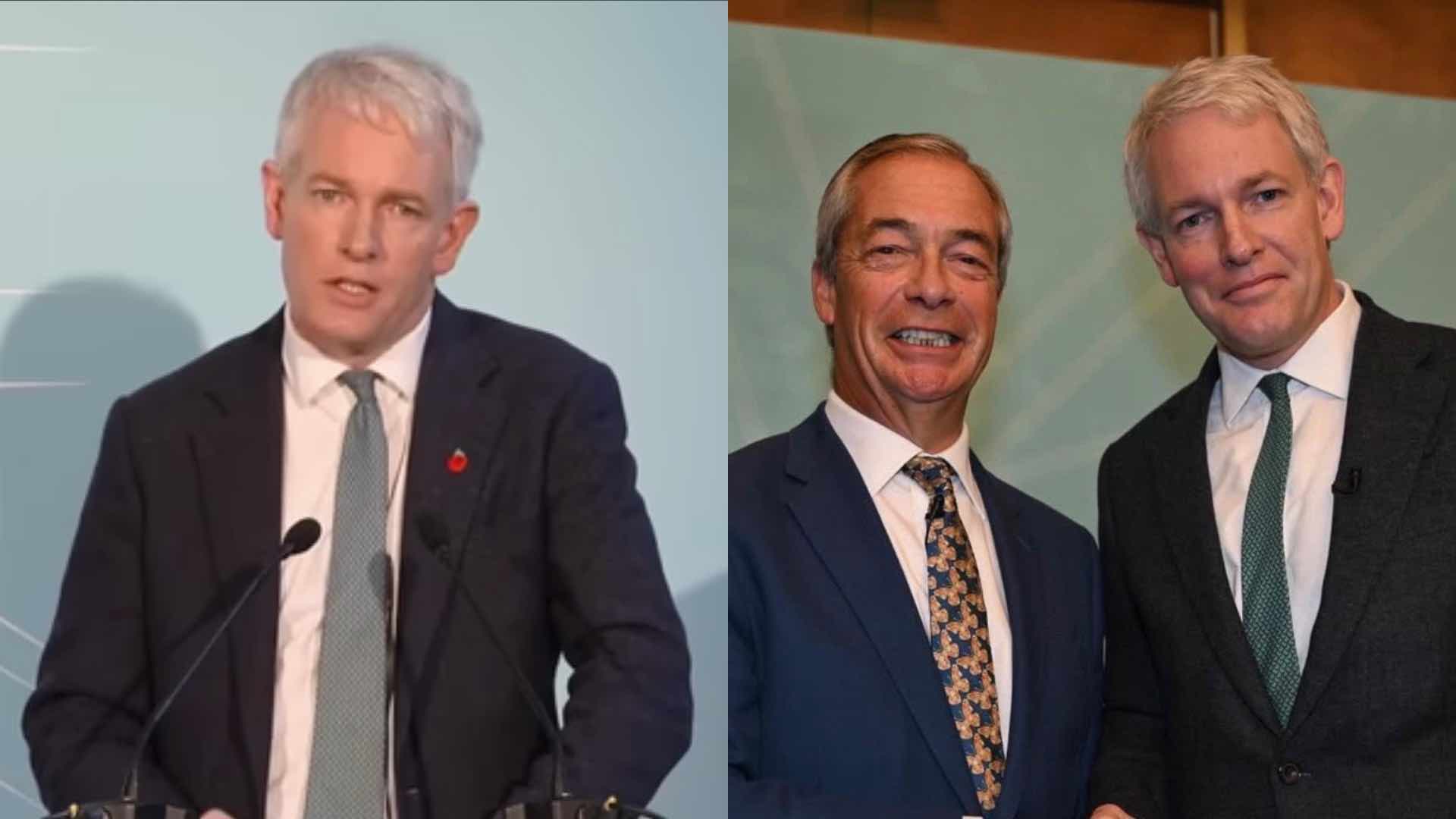 Danny Kruger and Nigel Farage