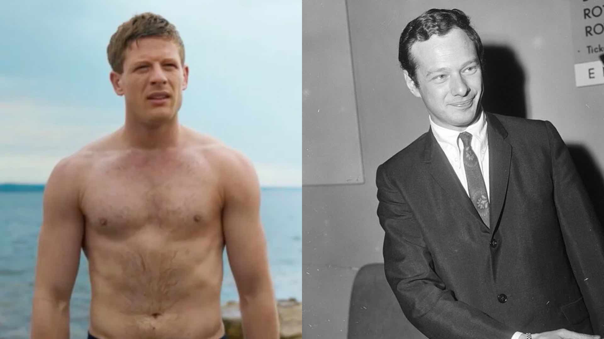 James Norton topless and Brian Epstein black and white