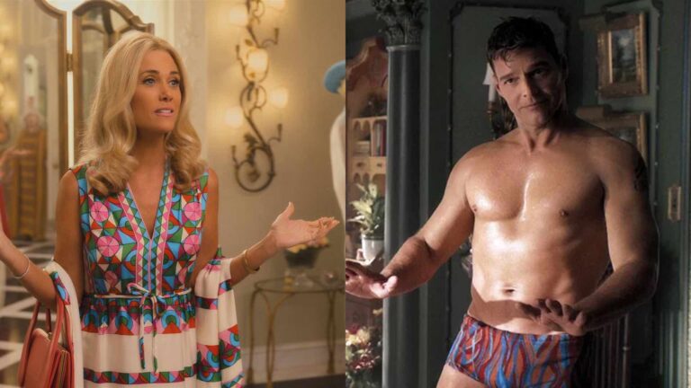 Palm Royale Kristen Wiig and Ricky Martin shirtless