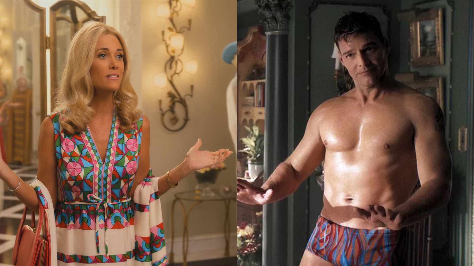 Palm Royale Kristen Wiig and Ricky Martin shirtless