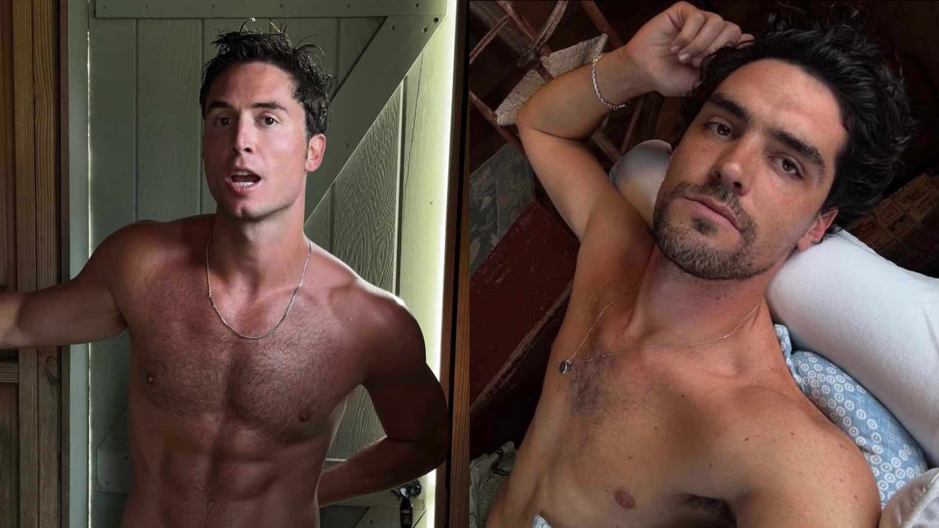 Benito Skinner and Terrence O’Connor shirtless