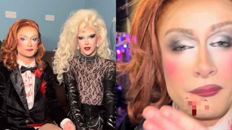 Lucina Schynning and Krystal Queer in attack video