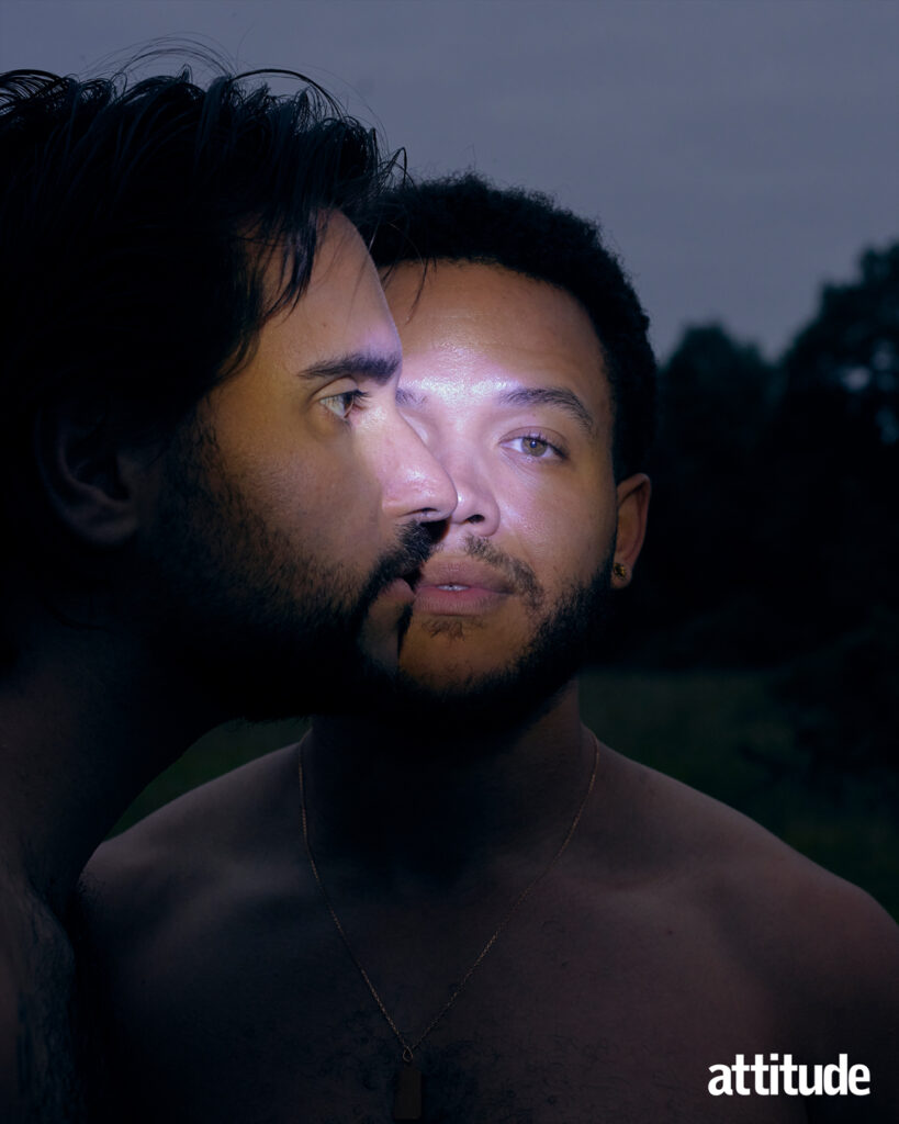 Faris Haddadin and Josh Winter seen shirtless
