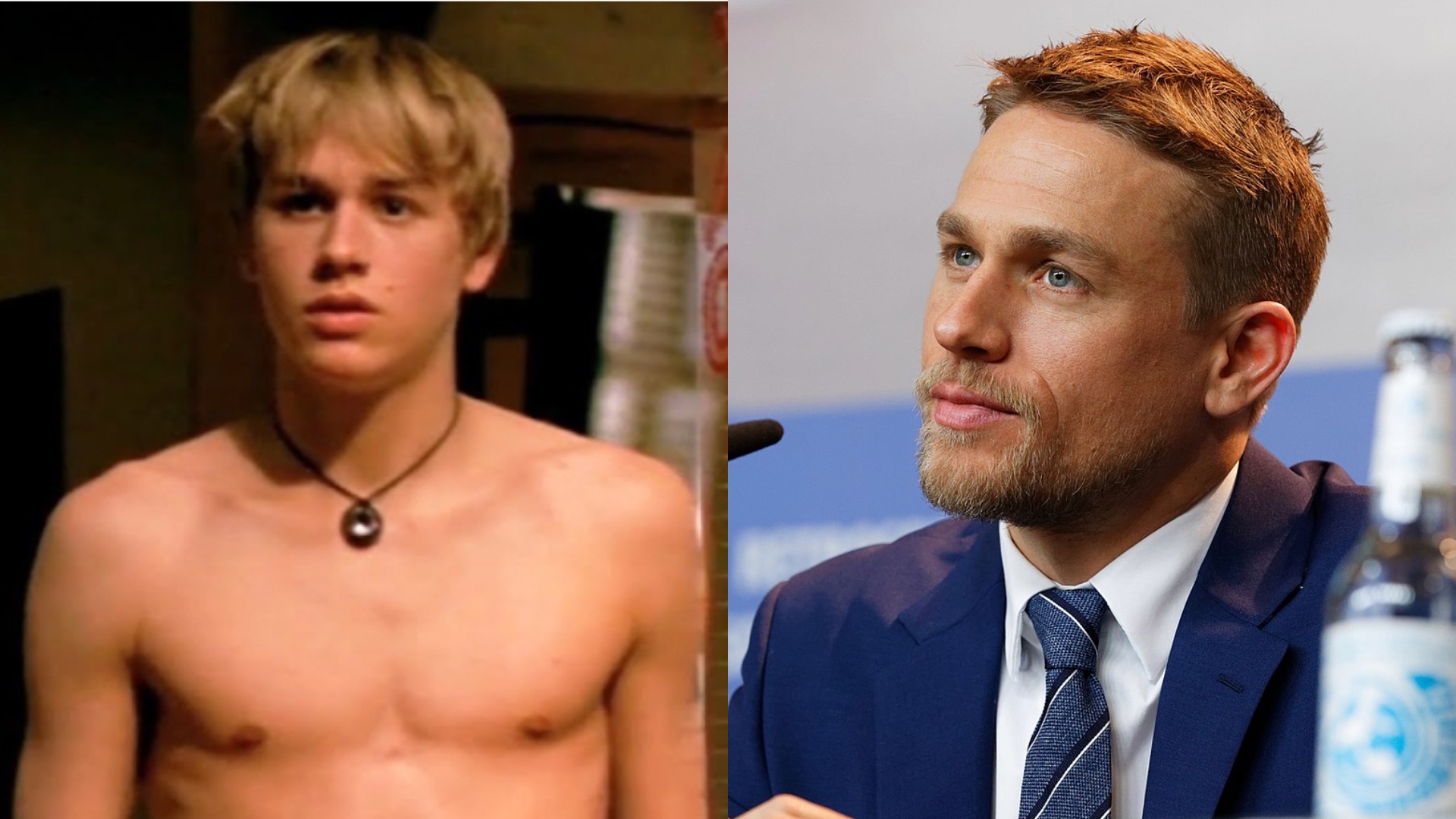 Charlie Hunnam in Queer as Folk and at a press conference