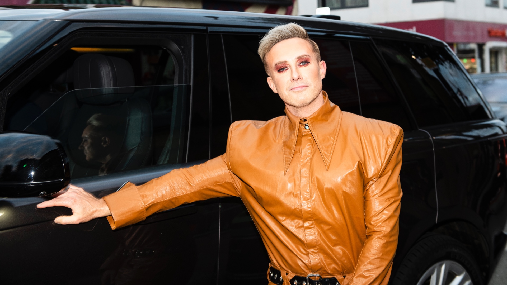 Ian 'H' Watkins arriving at the Attitude Awards