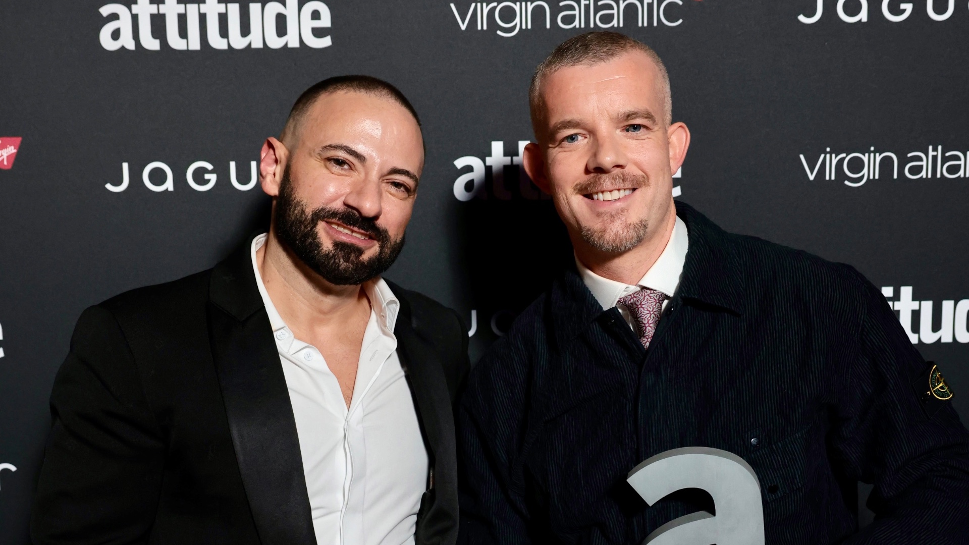 Cliff Joannou and Russell Tovey