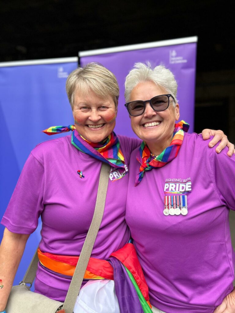 Sharon Pickering with Maggie