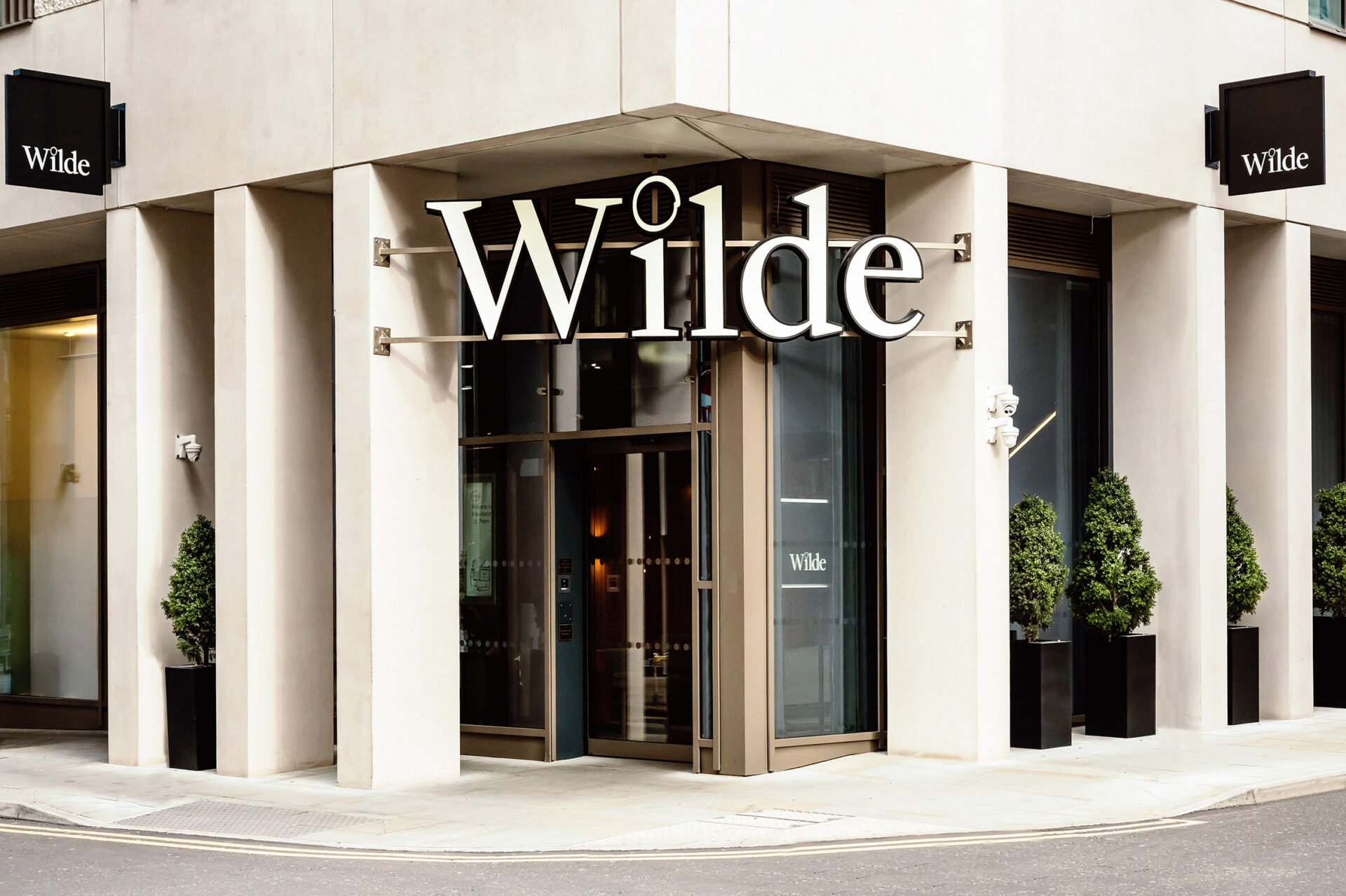Entrance to the Wilde Aparthotels Manchester