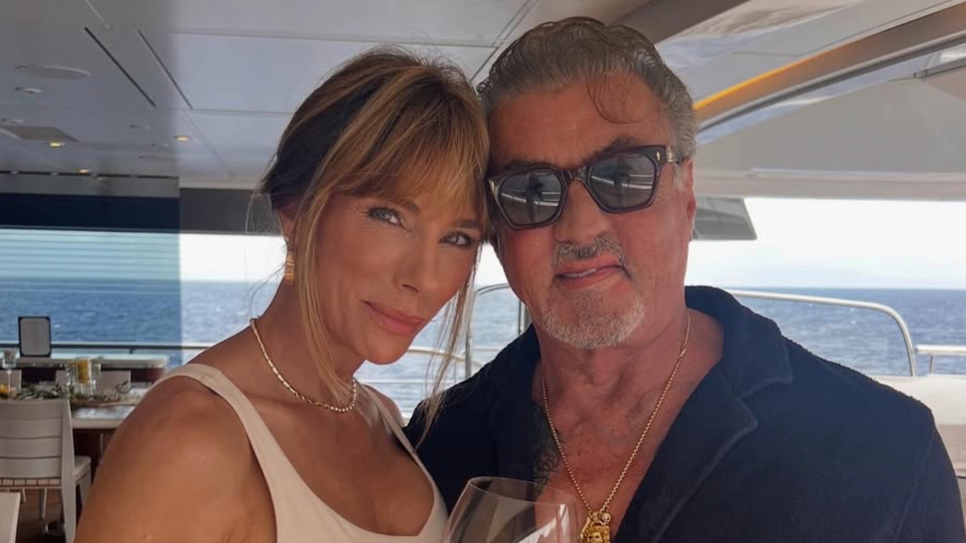 Jennifer Flavin and Sylvester Stallone