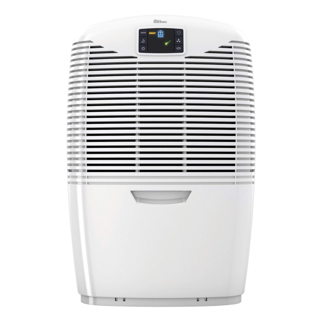 A white Ebac 3850e dehumidifier